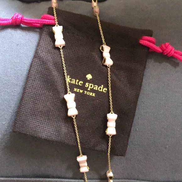 kate spade Jewelry - SALE💕Kate Spade Light Pink Enamel Necklace